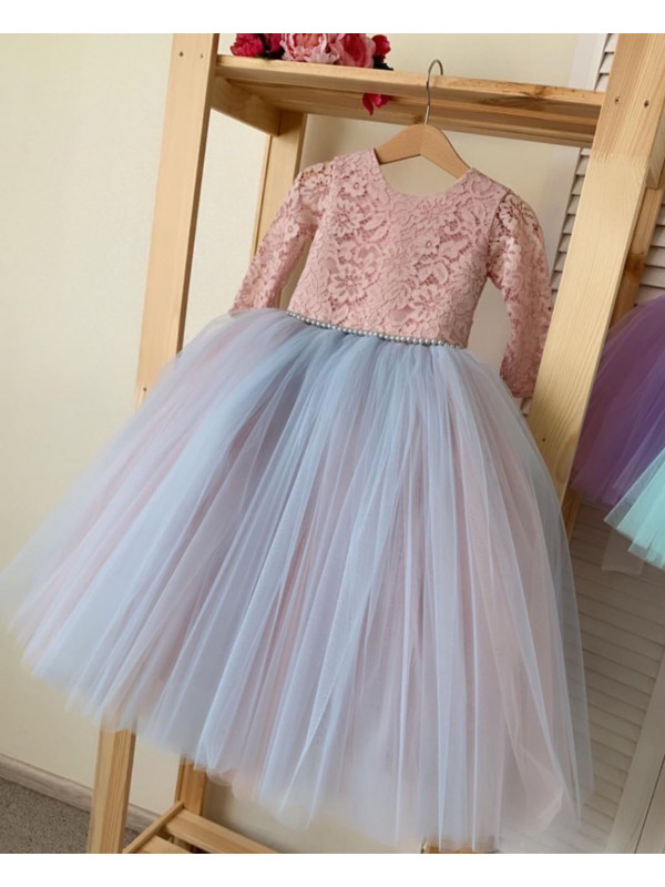 Zolindu Riley Pearls Lace Dress 