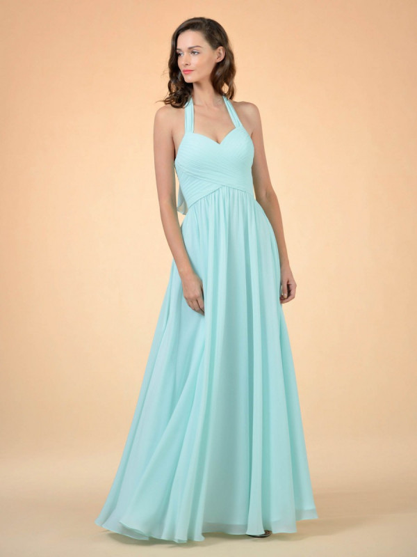 Zolindu Beatrise Halter Bridesmaid Dress