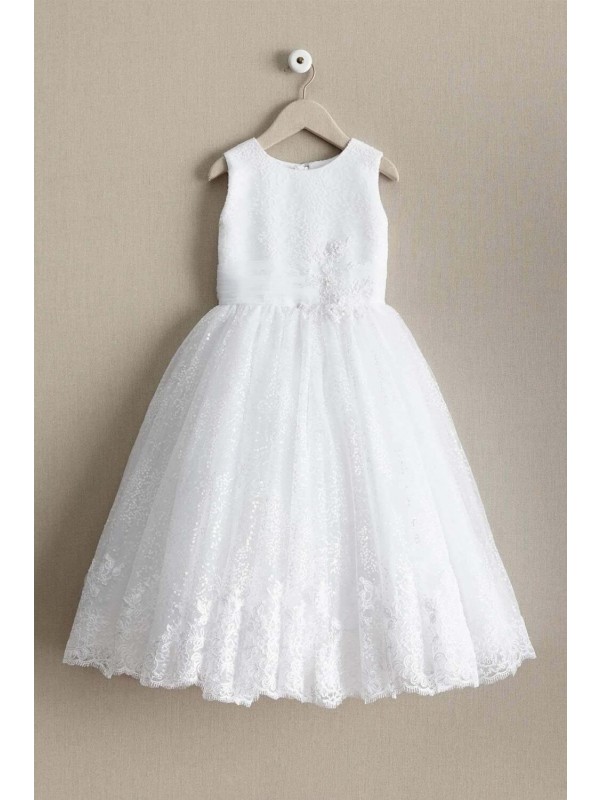 Zolindu Pierrette Girl Sequin & Lace Dress