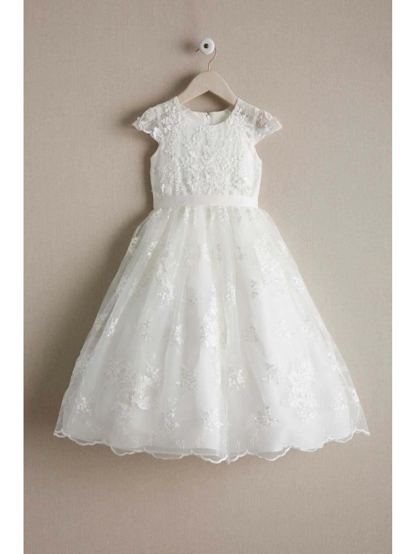 Zolindu Girls Perrine Floral Lace Dress