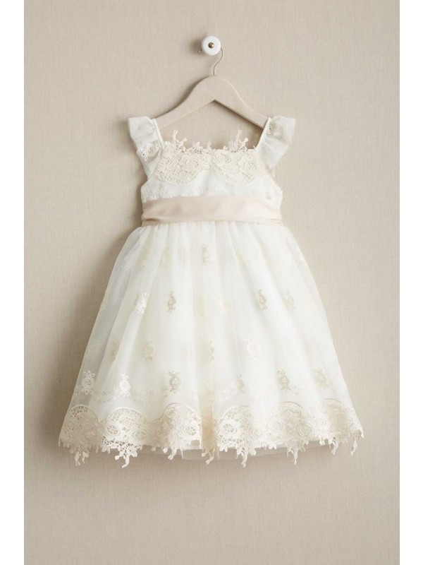 Zolindu Girls Olivia Embroidered Lace Dress