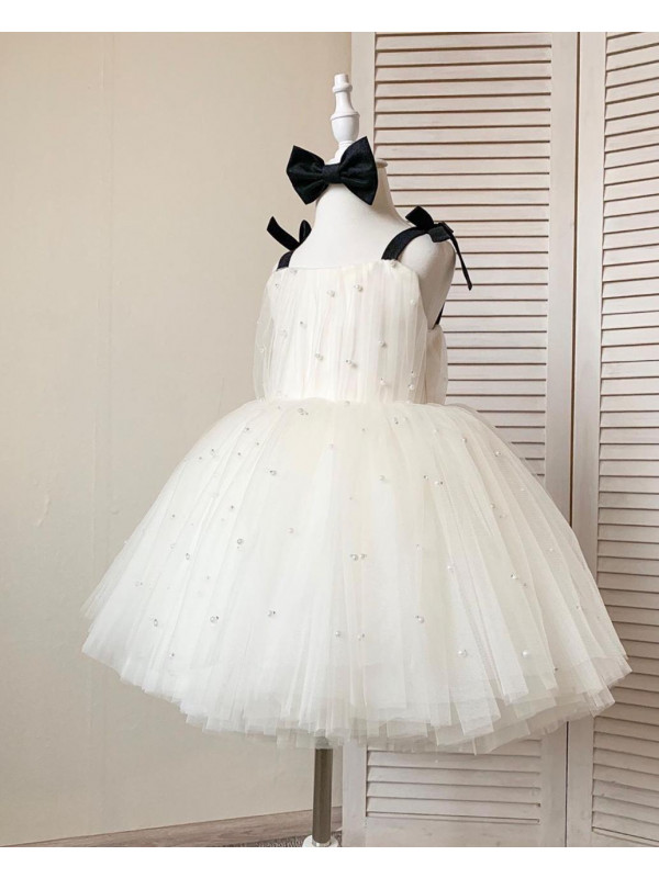 Maria Beaded Flower Girl Dress