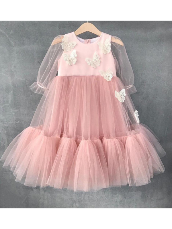 Zolindu Sharita Pink Girls Dress