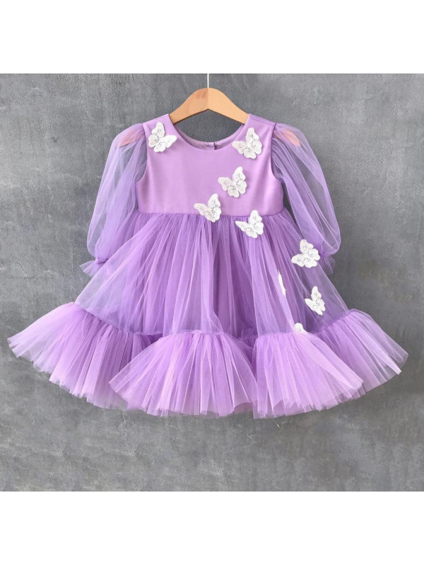 Zolindu Sherita Lavender Girls Dress