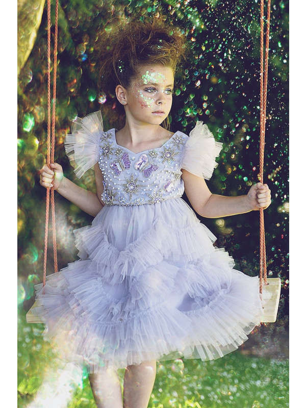 Zolindu Abbey Blue Butterfly Princess Dress