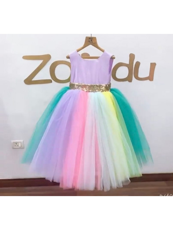 Zolindu Rainbow Girls Dress