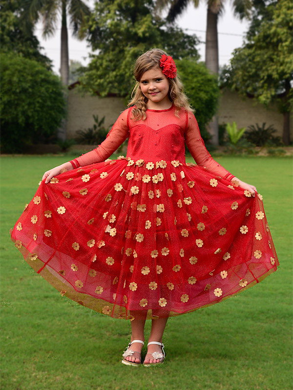 Jennifer Dress CandyRed Golden