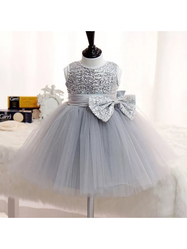 Zolindu Alice Grey Sequin Dress