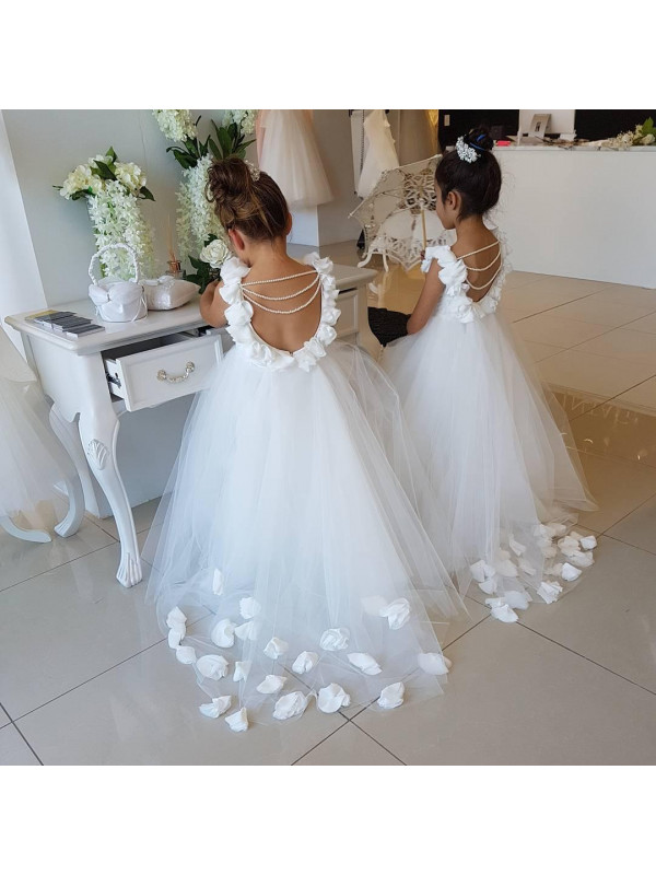 Red/White Children Wedding Flower Girl Dress (27190402) - eDressit |  Wedding flower girl dresses, Flower girl dresses, Flower girl