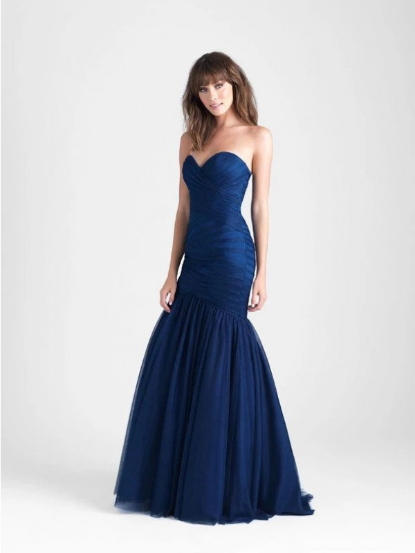 Zolindu Navy Blue Wedding Dress