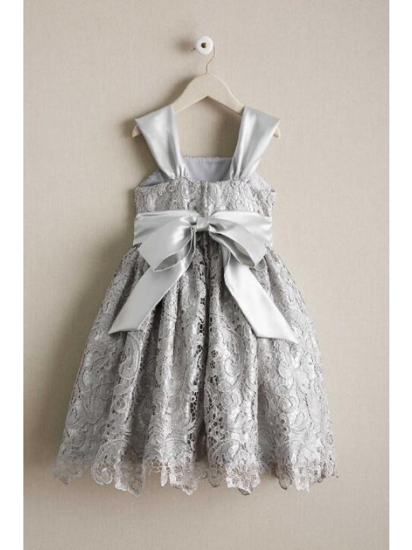 Zolindu Platt Girls Silver Belle Dress
