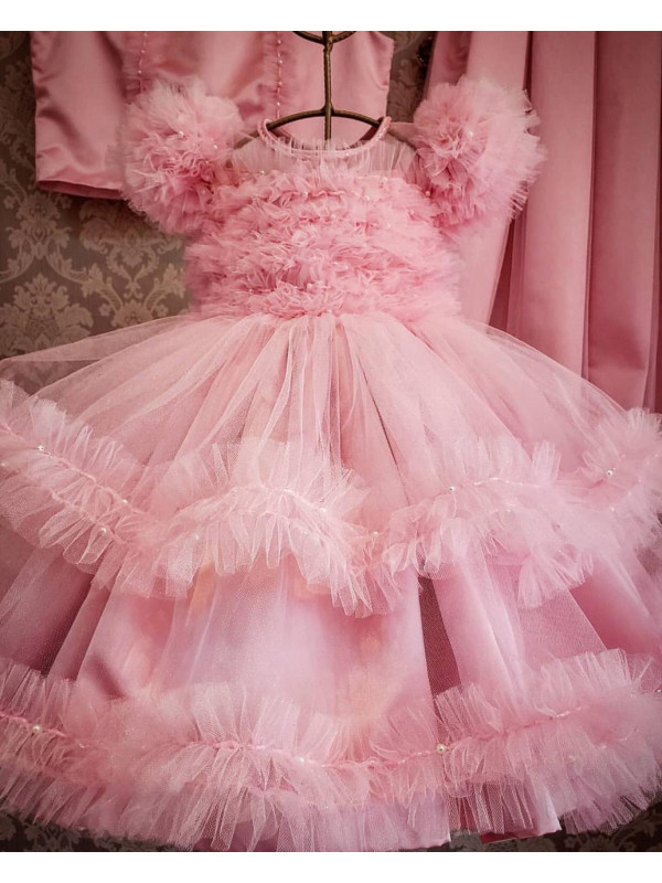 Zolindu Rubaline Pink Baby Girls Dress