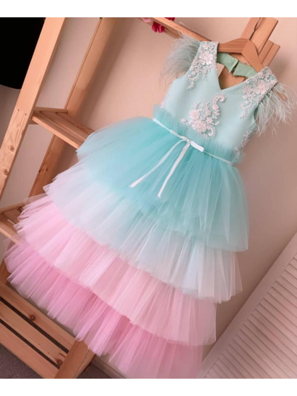 Zolindu Simonne Multicolor Girls Dress