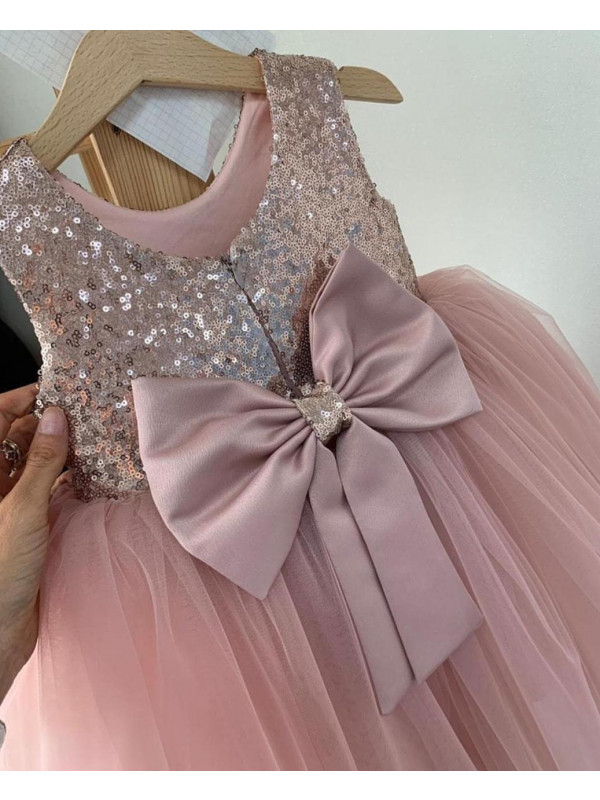 Zolindu Sheril Pink Girls Dress