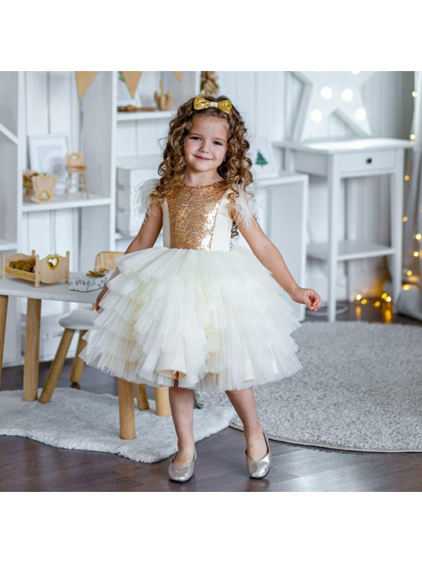 Zolindu Sheree White Girls Dress