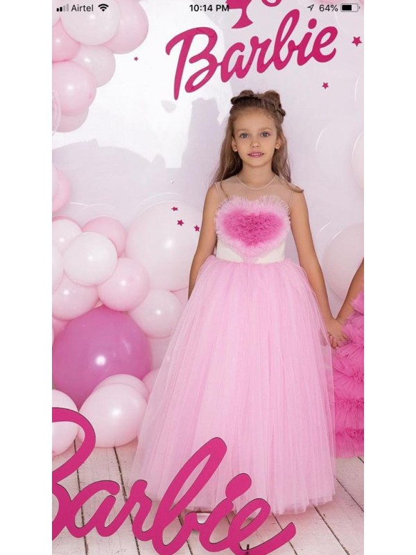 Zolindu Trinique Pink Girls Dress