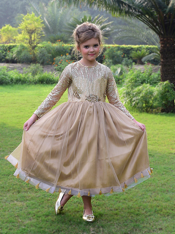 Makayla Dress Golden Oat