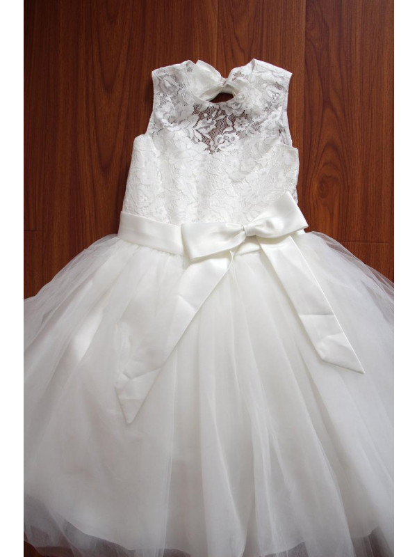 Zolindu Anthea Ivory Flower Girl Dress