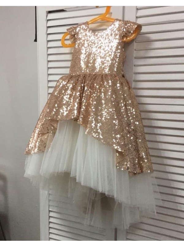 Zolindu Poppy Golden Sequin Gown